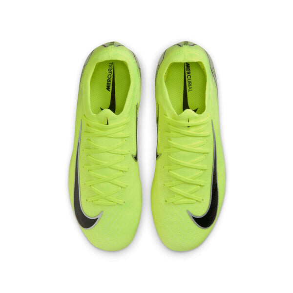 Кроссовки jr. mercurial vapor 16 pro fg 'volt black' Nike, зеленый — фото 3