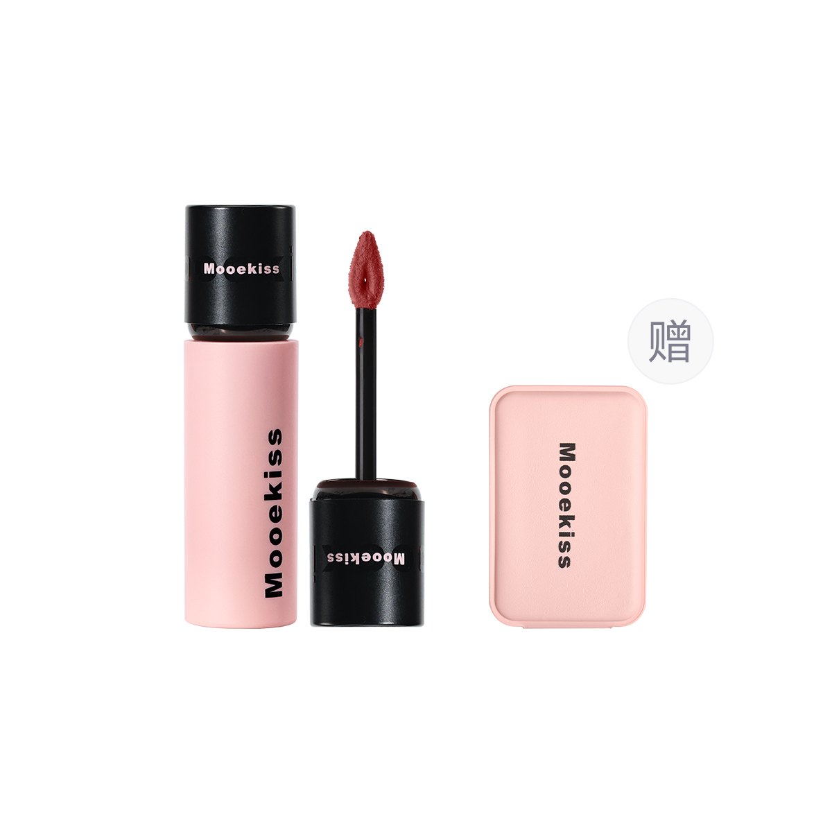 Губная помада Mooekiss Velvet Lip Mud матовая, V03 Ореховое суфле — фото 2