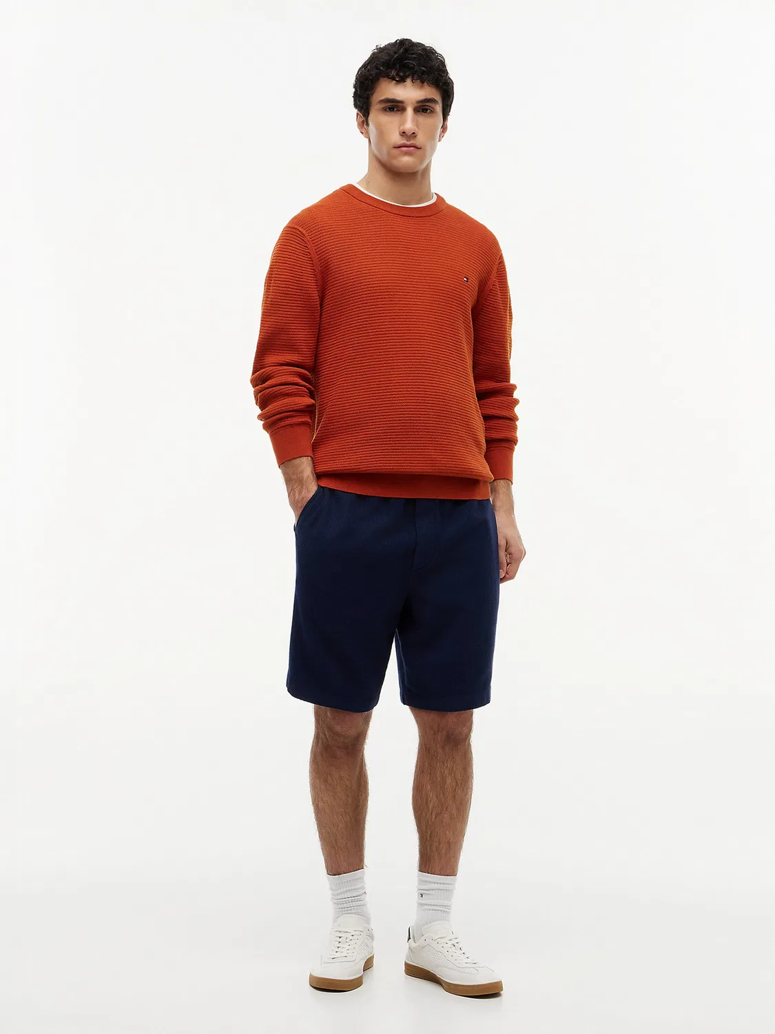 Свитер Tommy Hilfiger темно-оранжевого цвета — фото 3