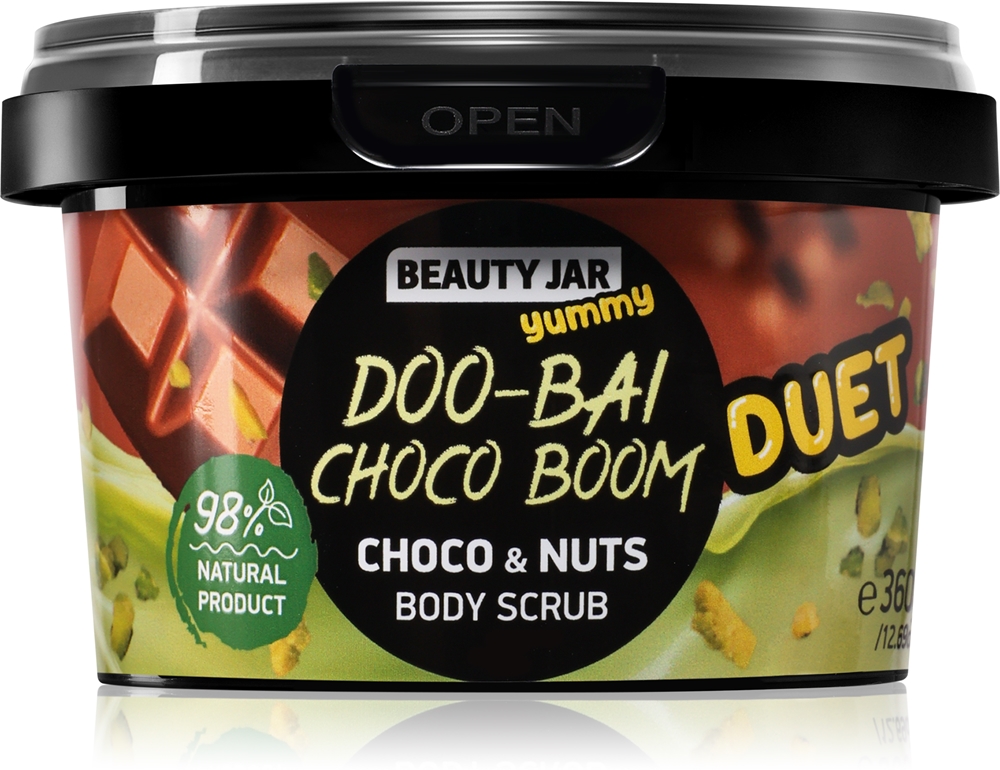 

Вкусный нежный скраб для тела Doo-bai Choco Boom Beauty Jar, 360 гр