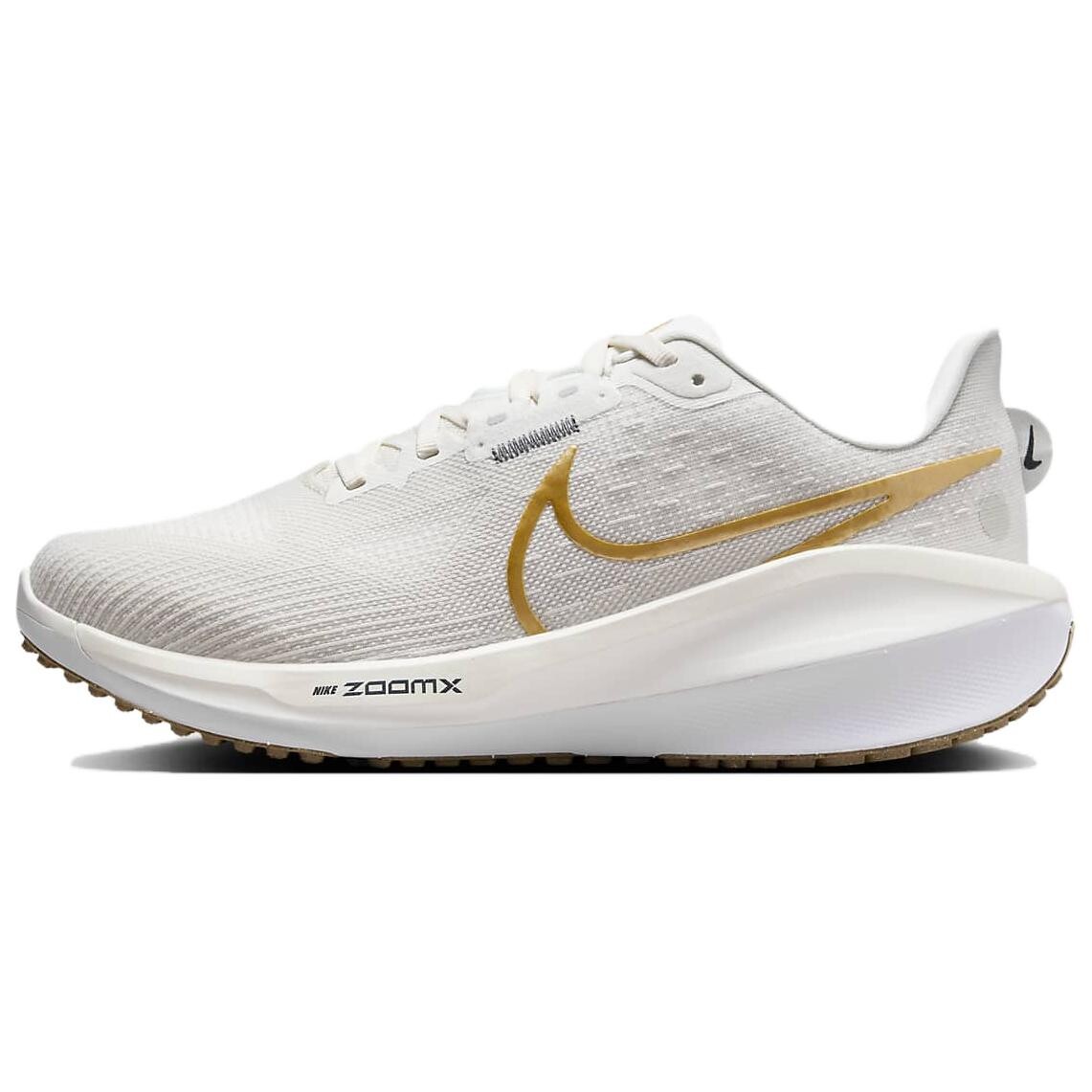 

Кроссовки Air Zoom Vomero 17 женские с низким верхом, белые/золотые Nike