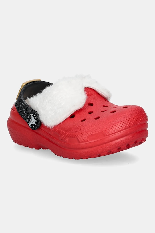 

Детские шлепанцы CLASSIC LINED SANTA CLOG Crocs, красный