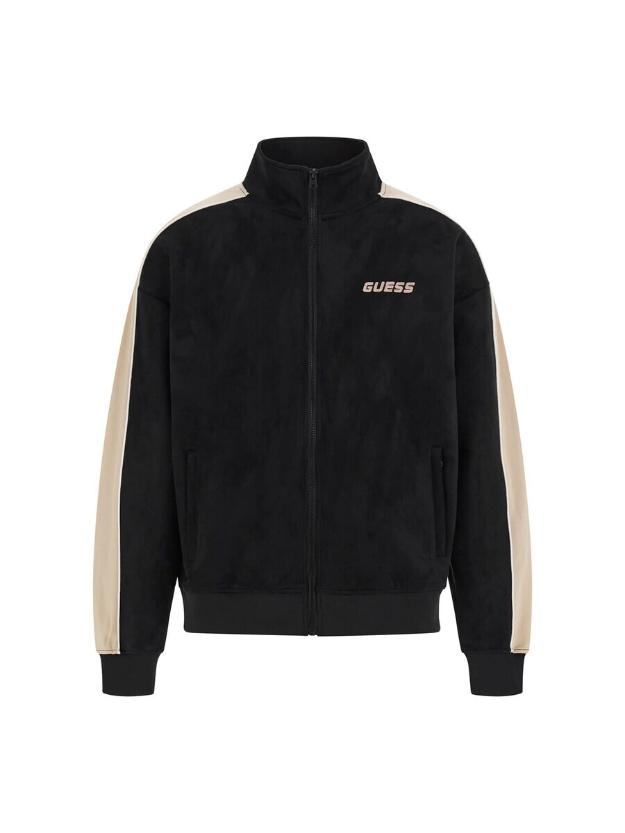 

Куртка на молнии GUESS Zip-Up Hoodie, черный