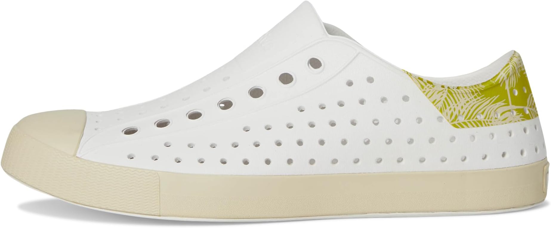 Кроссовки Unisex Native Shoes Jefferson Wanderfoam Block, Shell White/Bone White/Seaweed Palm Block — фото 4