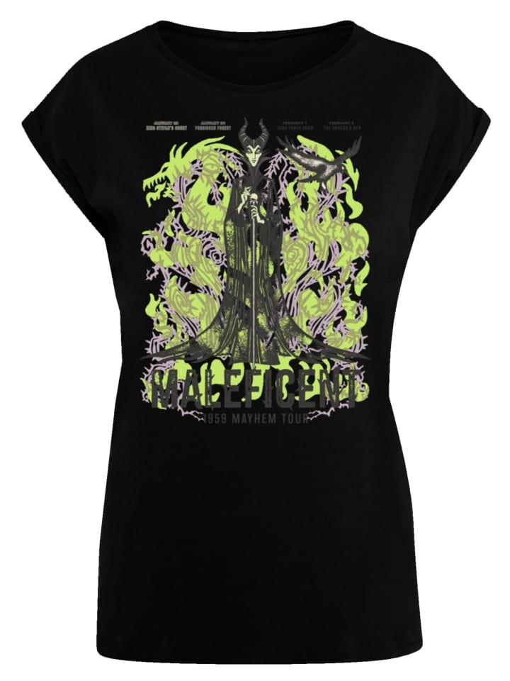 

Футболка F4NT4STIC Extended Shoulder T-Shirt Disney Villians Maleficent Mayem Tour, черный