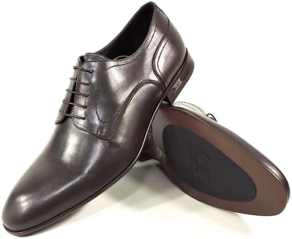 Мужские коричневые мягкие кожаные оксфорды Casadei — фото 4