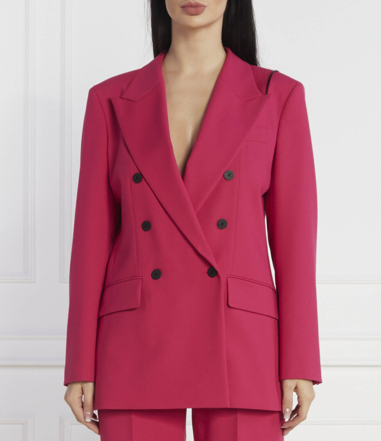 

Куртка HUGO elegante Amalisa Regular Fit, фуксия