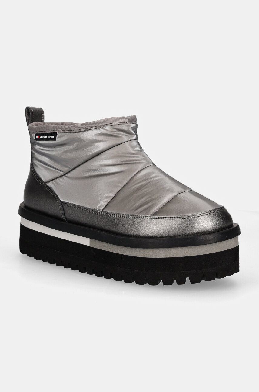 

Зимние ботинки Tommy Jeans TJW NYLON FLATFORM BOOT WL, серый