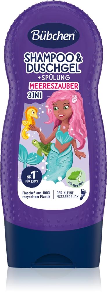 

Детский шампунь, гель для душа и кондиционер шампунь, кондиционер и гель для душа «три в одном» Bübchen, 230 мл