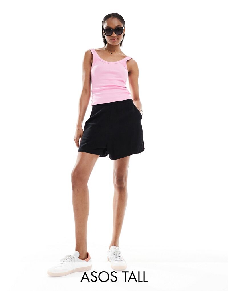 

Черные шорты ASOS DESIGN Tall