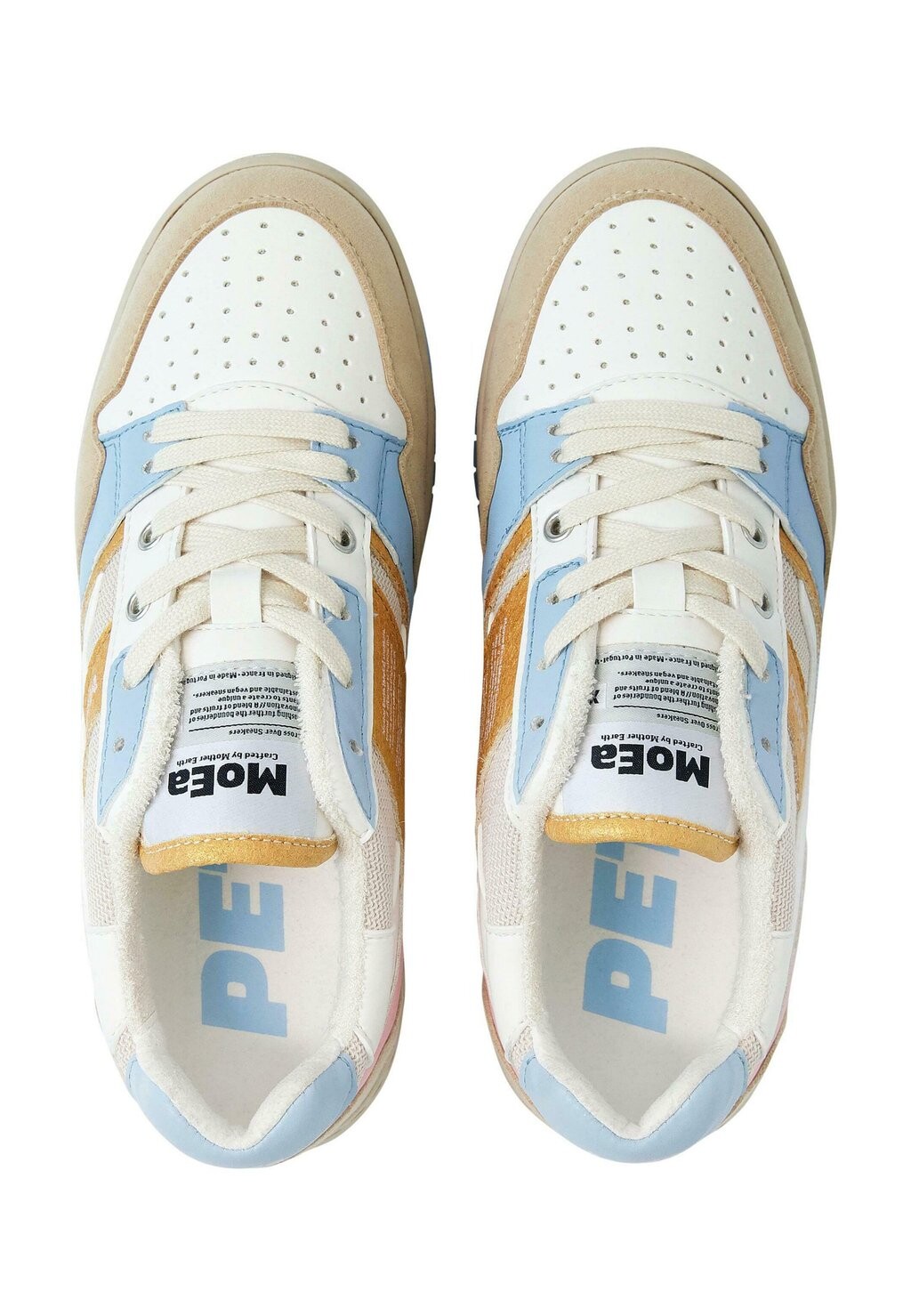 Кроссовки на шнуровке GEN2, PASTEL DROP MoEa, белый