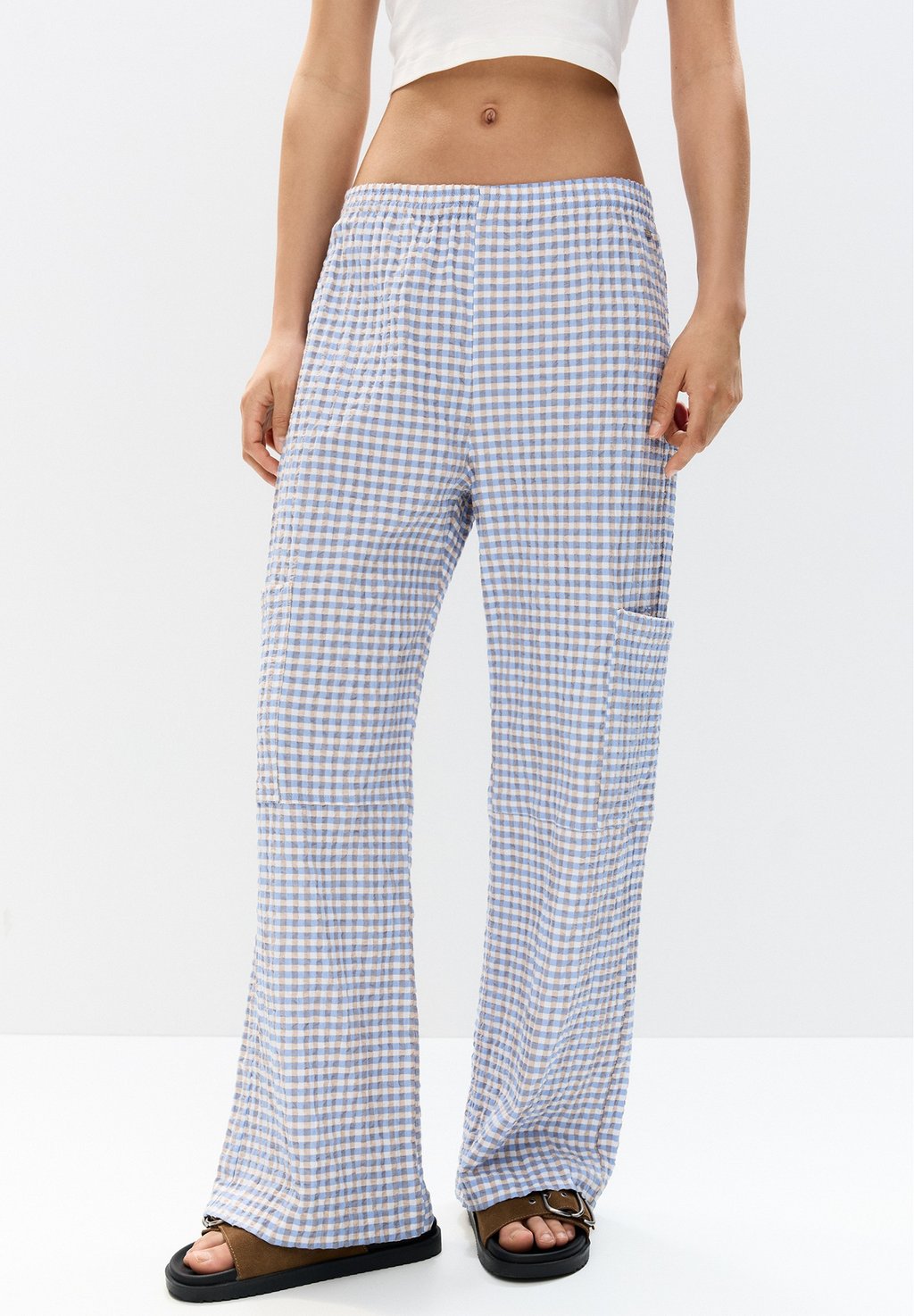 

Брюки PULL&BEAR, синий