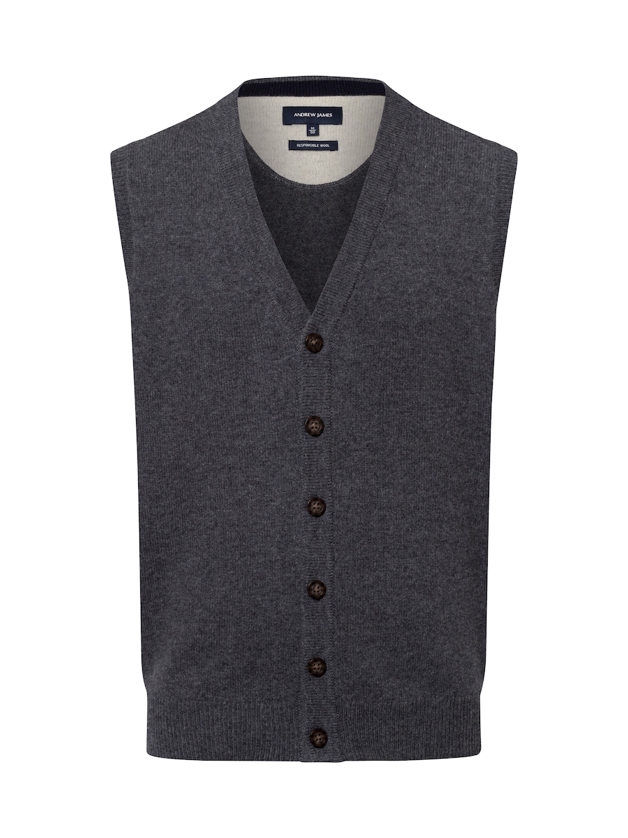 

Жилет Andrew James, темно-серый