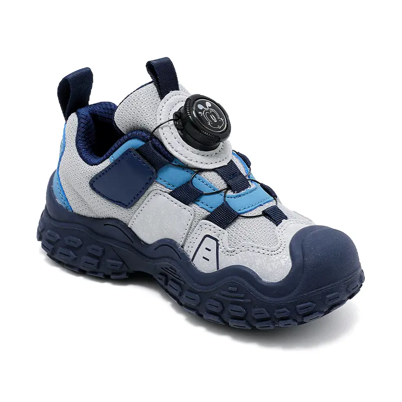 Кроссовки для детей "Дети" Bobdog, цвет White Gray/Dark Blue Blue — фото 4