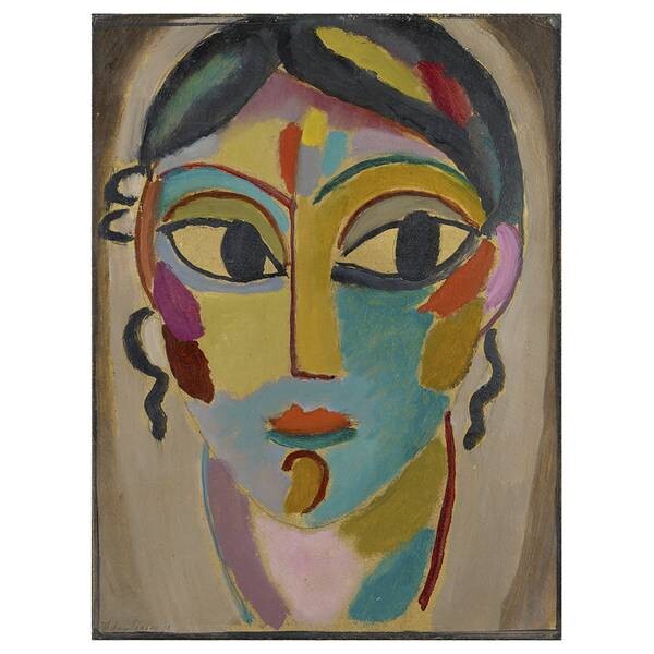 

Картина на холсте LegendArte Mystical Head, многоцветный