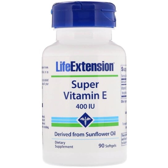 

Life Extension, Витамин Е 400 МЕ, 90 капсул