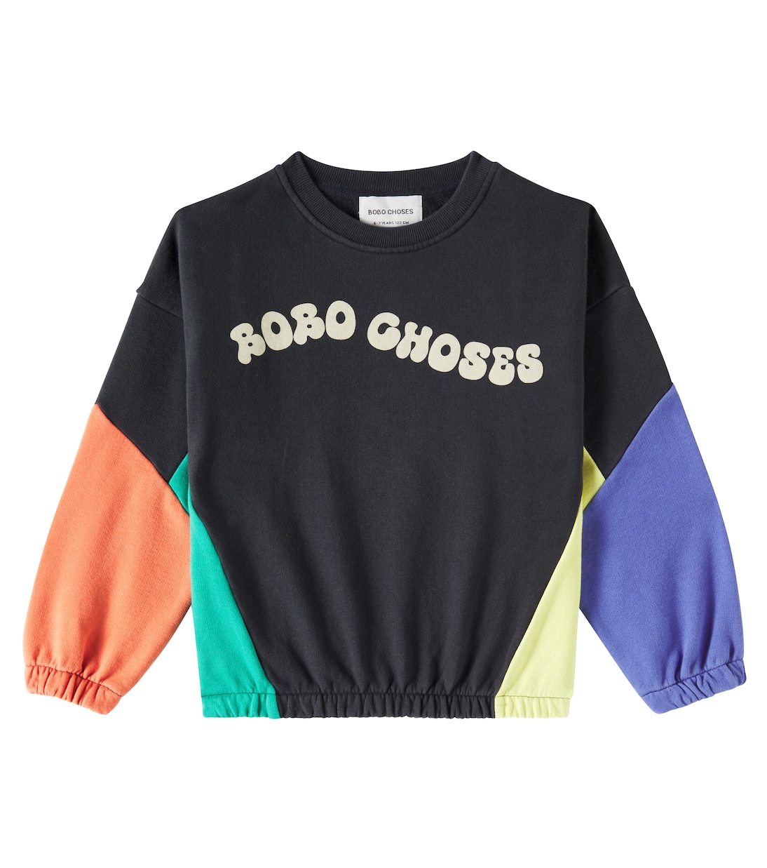 

Хлопковая толстовка Wavy Bobo Choses Bobo Choses, разноцветный