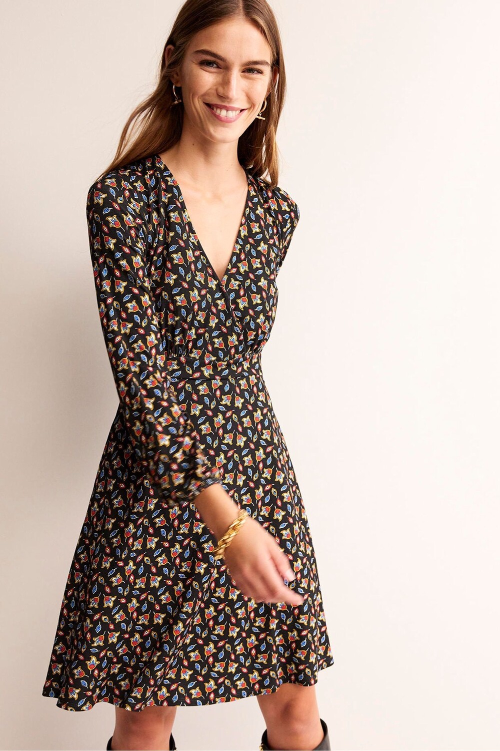 

Платье Willow из джерси Boden, черный