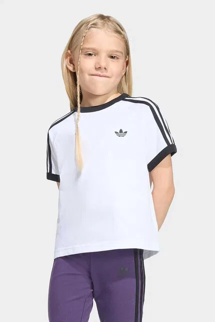 Футболка хлопковая Adidas Originals, белый — фото 4