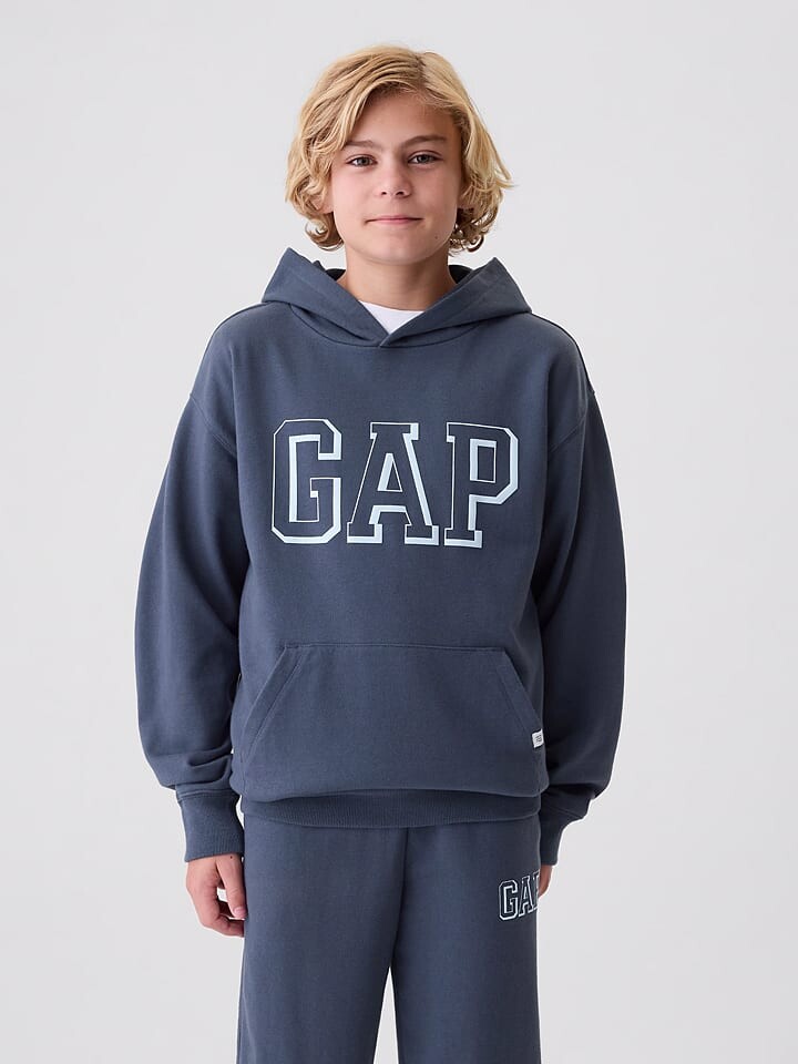 

Пуловер с капюшоном GAP Hoodie, синий