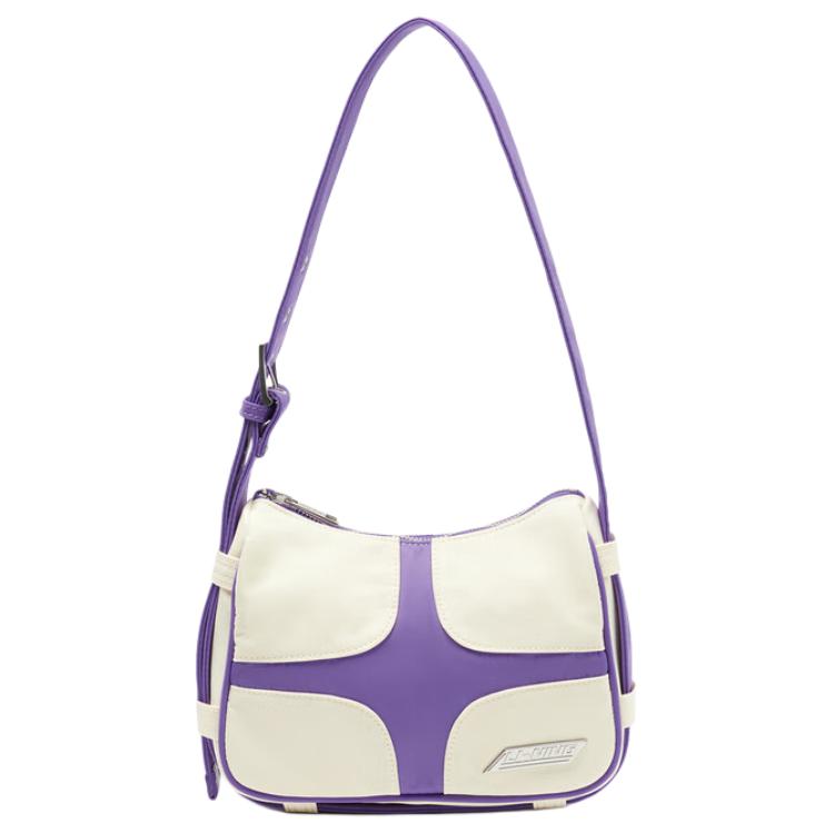 

LiNing Полиамидная нейлоновая женская сумка через плечо бело-фиолетовая, White Purple
