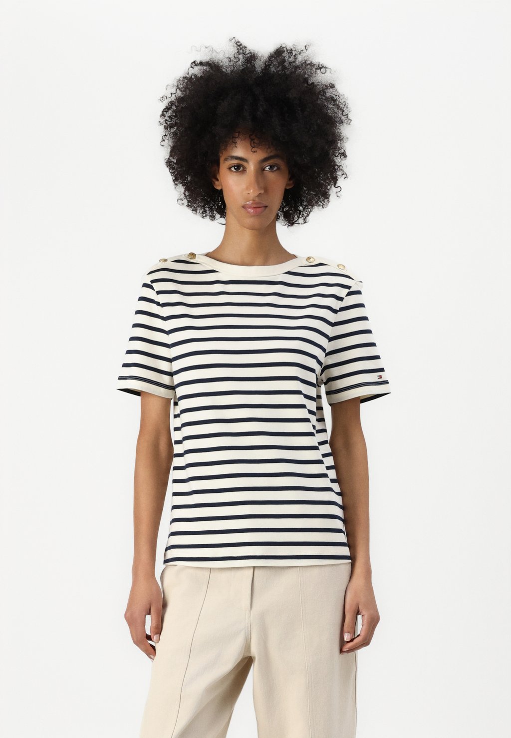 

Футболка с принтом STRIPE Tommy Hilfiger, темно-синий