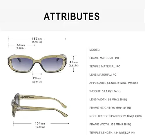 

Винтажные солнцезащитные очки для женщин, прямоугольные солнцезащитные очки для мужчин, ретро прямоугольные солнцезащитные очки MTZJH, C2 Transparent Blue