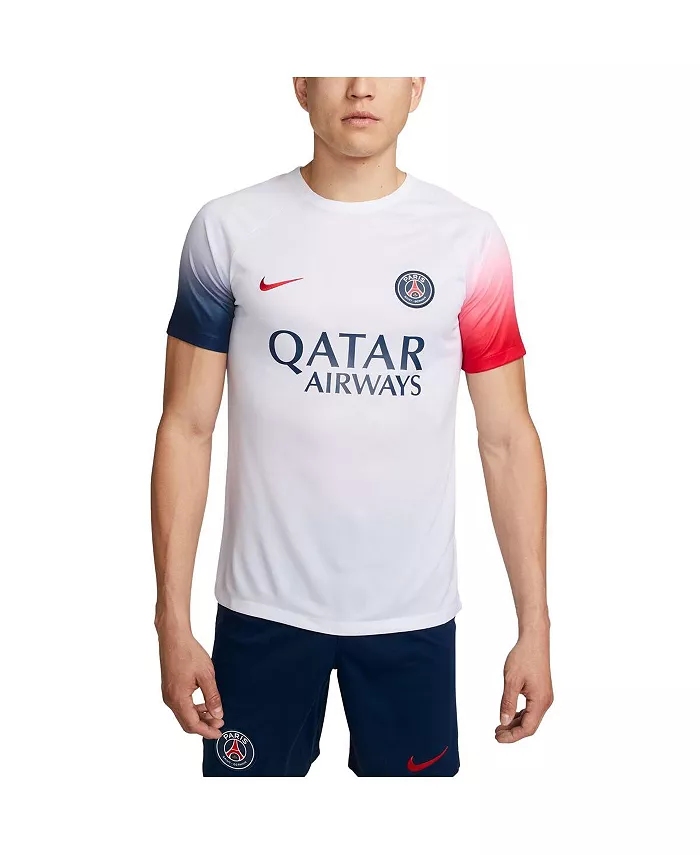 

Мужская белая футболка Paris Saint-Germain 2023/24 Academy Pro Pre-Match Nike