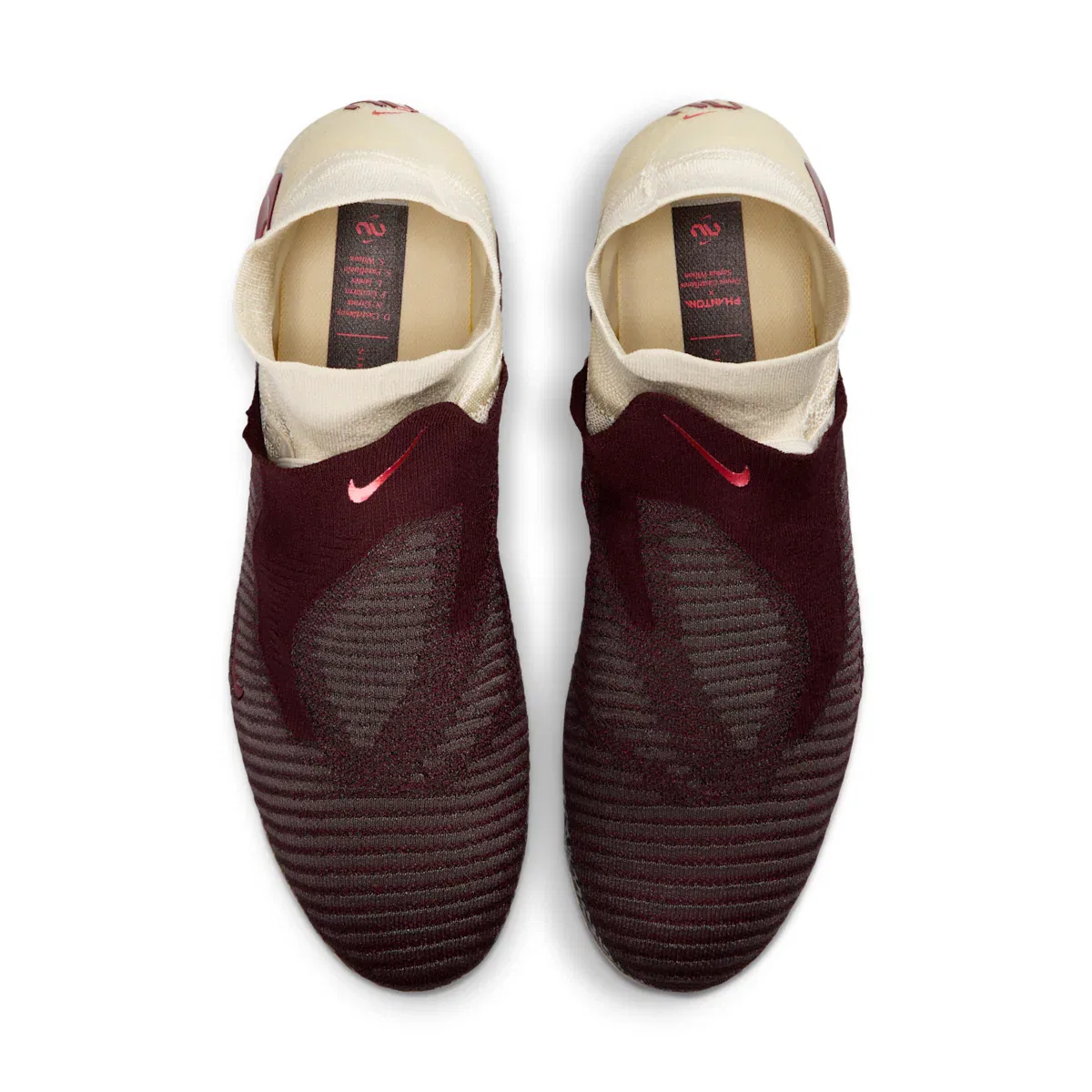 Мужские футбольные бутсы United Phantom 6 High Elite для твердого грунта Nike, красный — фото 4