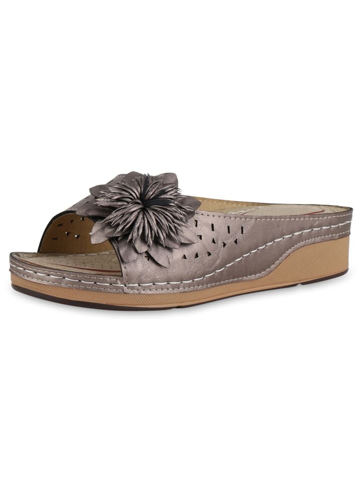 Мюли VAN HILL Beatrix, цвет grau metallic