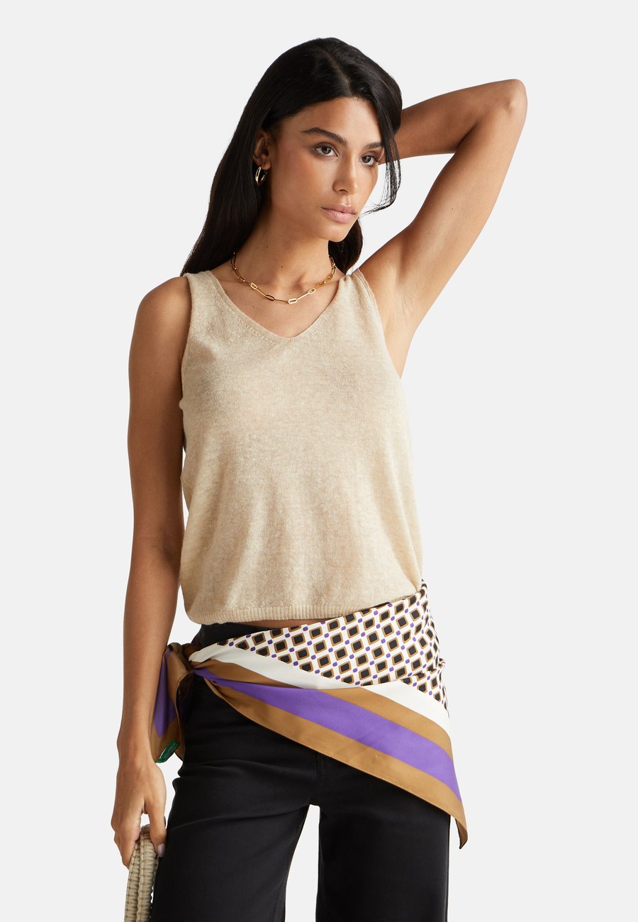 

Топ United Colors of Benetton REVERSIBLE, Beige