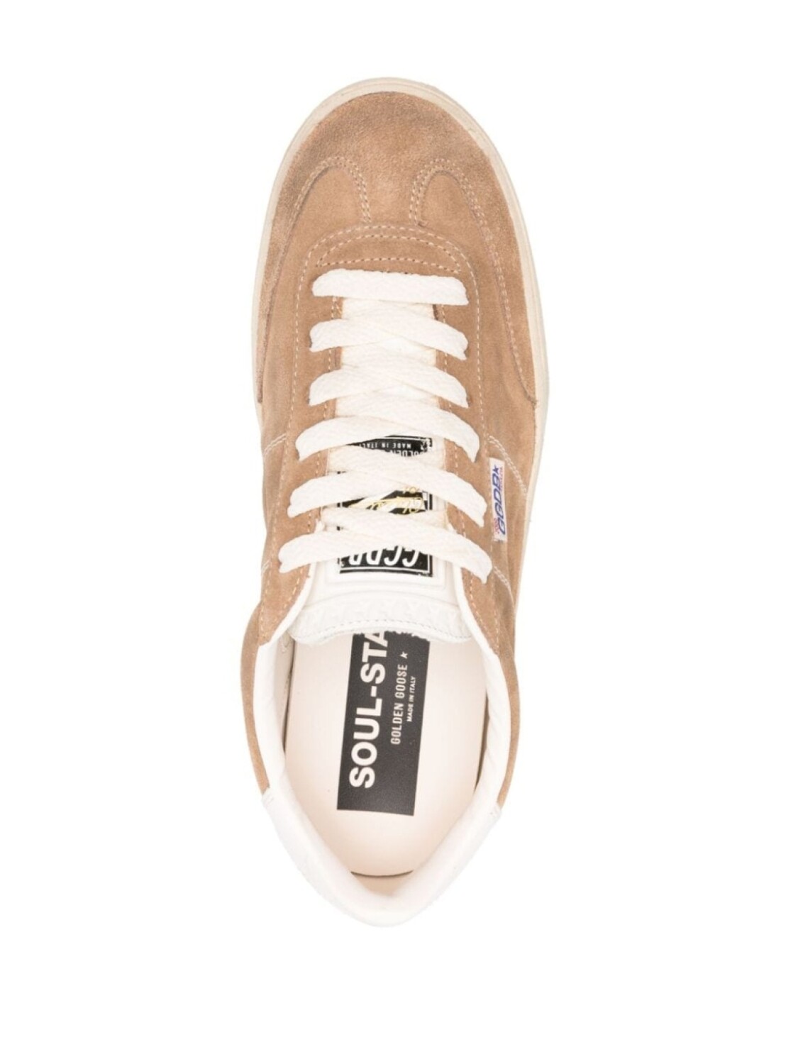 Golden Goose замшевые кроссовки Soulstar, коричневый — фото 3