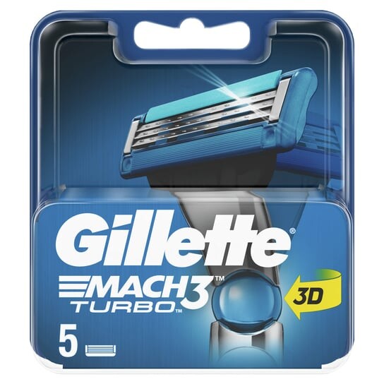

Сменные лезвия Gillette Mach3 Turbo для бритв, 5 шт.