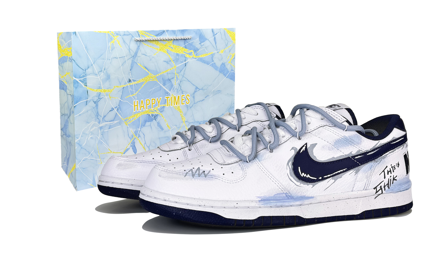 

Nike Большие устойчивые к истиранию низкие кеды для скейтбординга мужские черно-белые