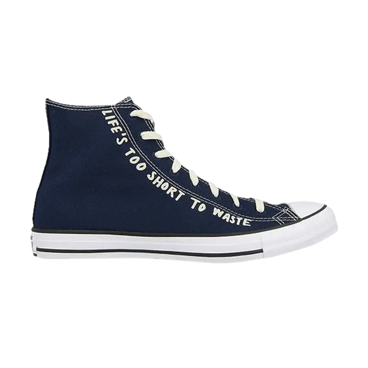 

Кроссовки Converse Chuck Taylor All Star High 'Life's Too Short To Waste', синий