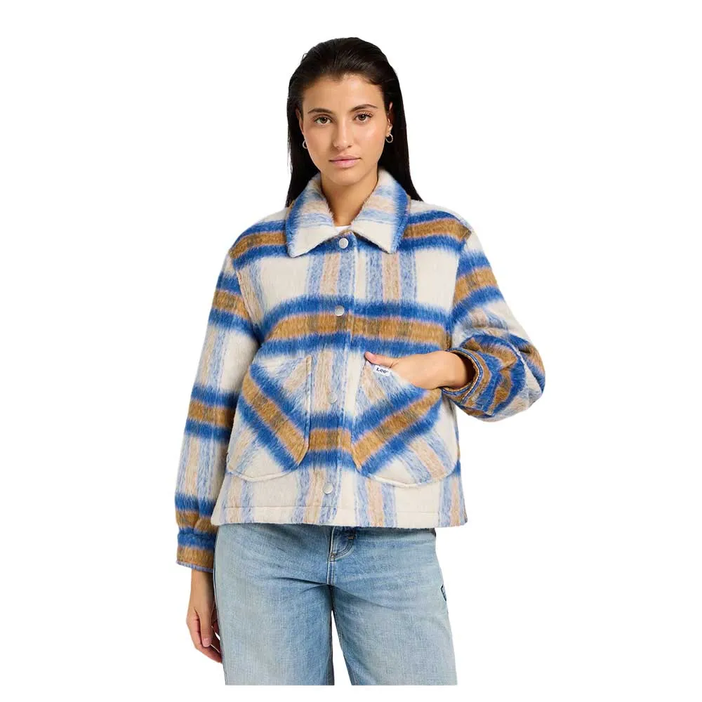 

Куртка Lee Cropped Wool, бежевый