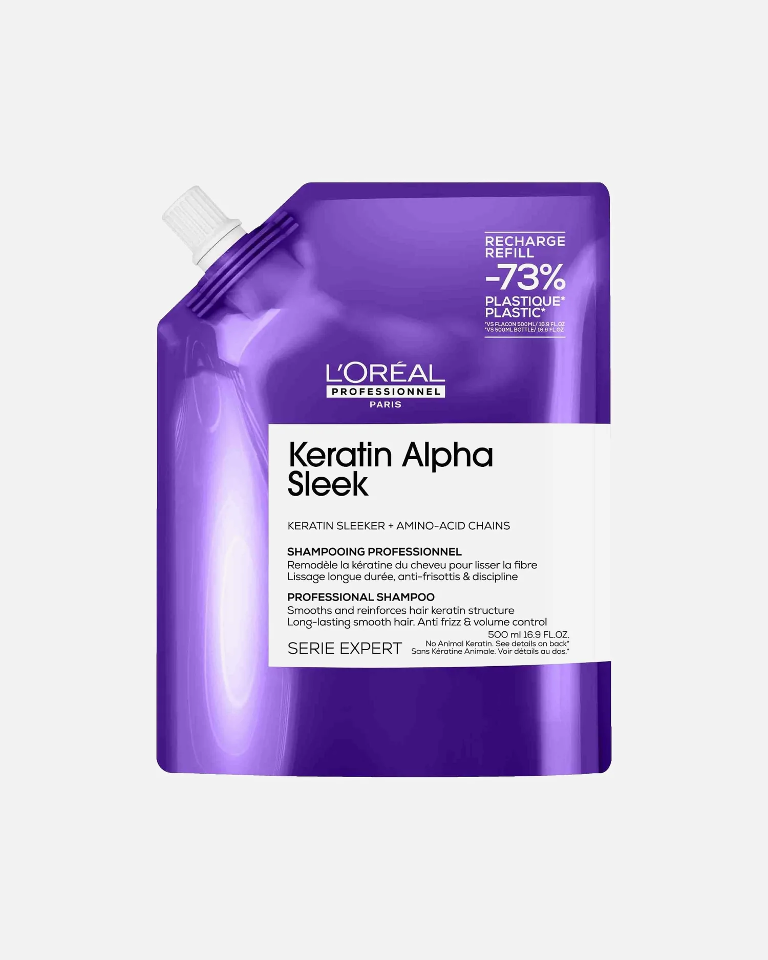 Шампунь серии Expert Keratin Alpha Sleek L Oreal Professionnel Paris, 500 мл