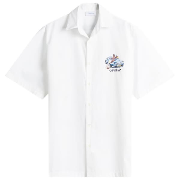 

Рубашка для боулинга Fresco arrow poplin Off-White, белый