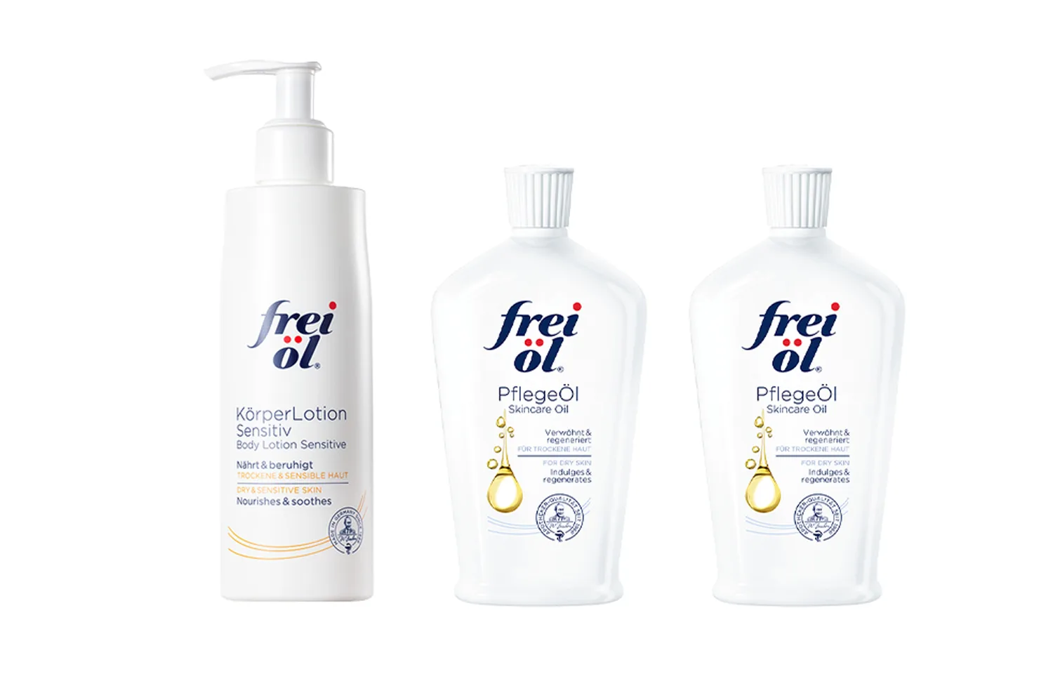 Freiol Набор кремов для ухода за кожей Uniform Net Oil Cream Care Kit для осветления тона кожи 250 мл + 125 мл