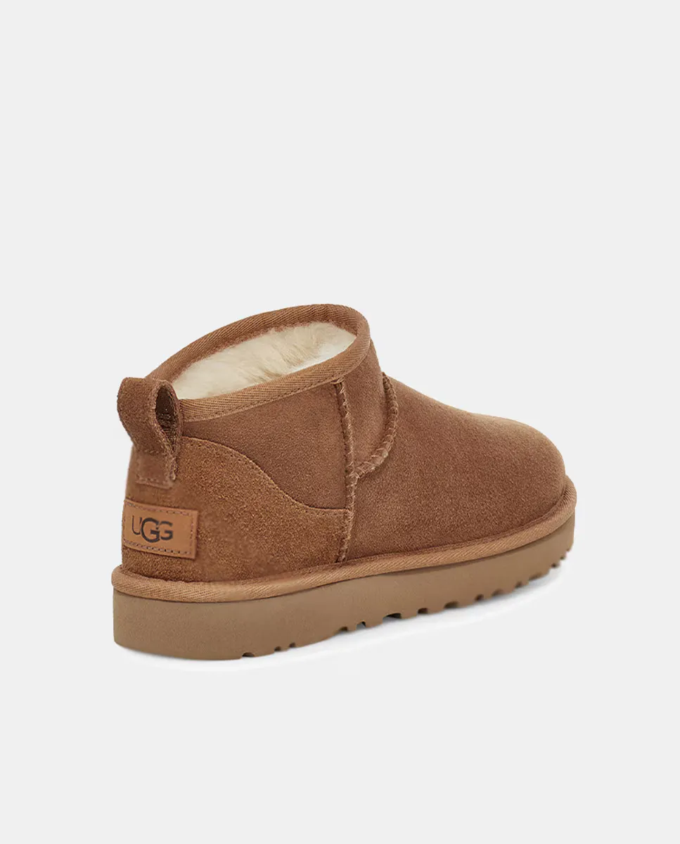 Сапоги женские UGG Ultra Mini с меховой подкладкой, коричневый — фото 3