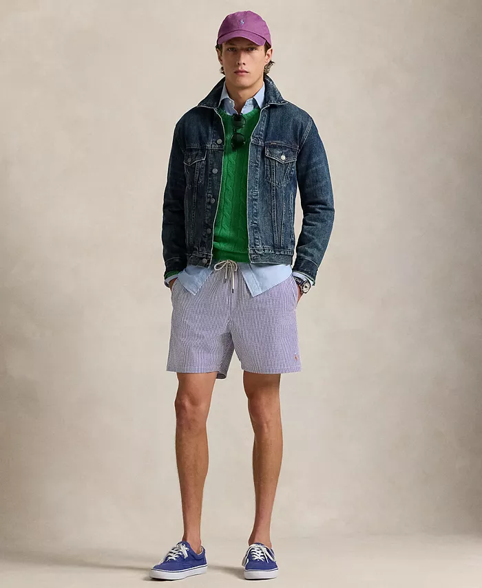 

Мужские плавки Traveler Classic Striped, длина 14,6 см Polo Ralph Lauren, фиолетовый