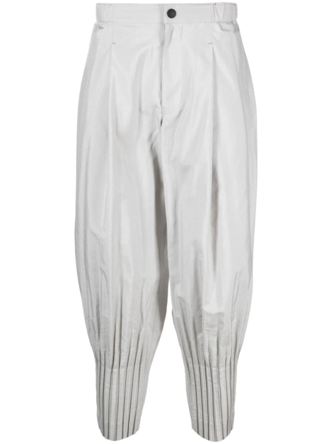 

Homme Plissé Issey Miyake зауженные брюки Cascade, серый