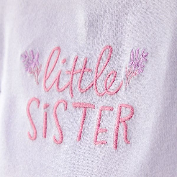Комплект для девочки: боди и штанишки 'little sister' Carter'S — фото 2
