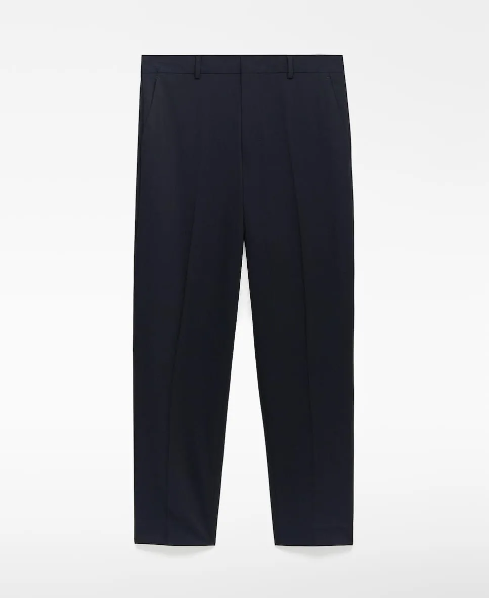 

Мужские классические брюки прямого кроя Adolfo Dominguez, темно-синий