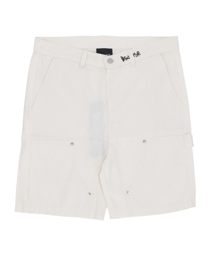 

Шорты с логотипом, мягкий крой, хлопок. Disclaimer, белый