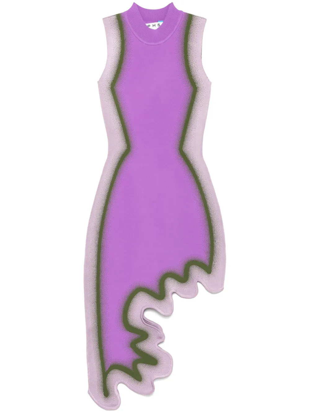 

Платье Brooklyn асимметричного кроя PH5, фиолетовый