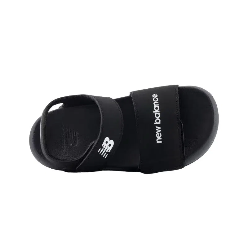 Сандалии детские кожаные Support Standard New Balance черные — фото 4