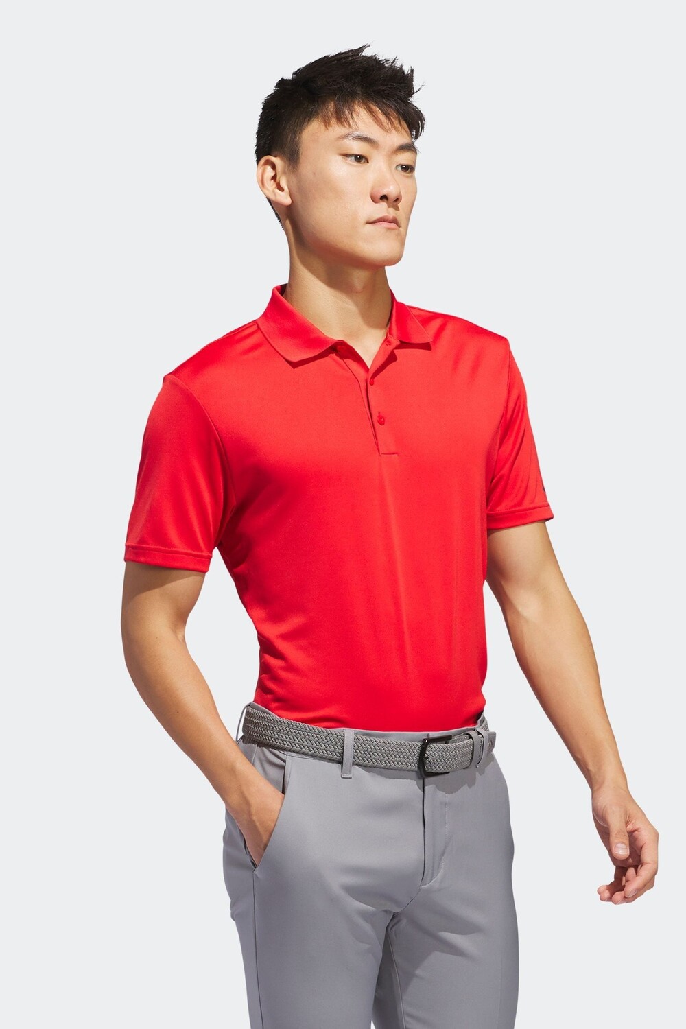 Рубашка поло Adidas Golf, красный — фото 3