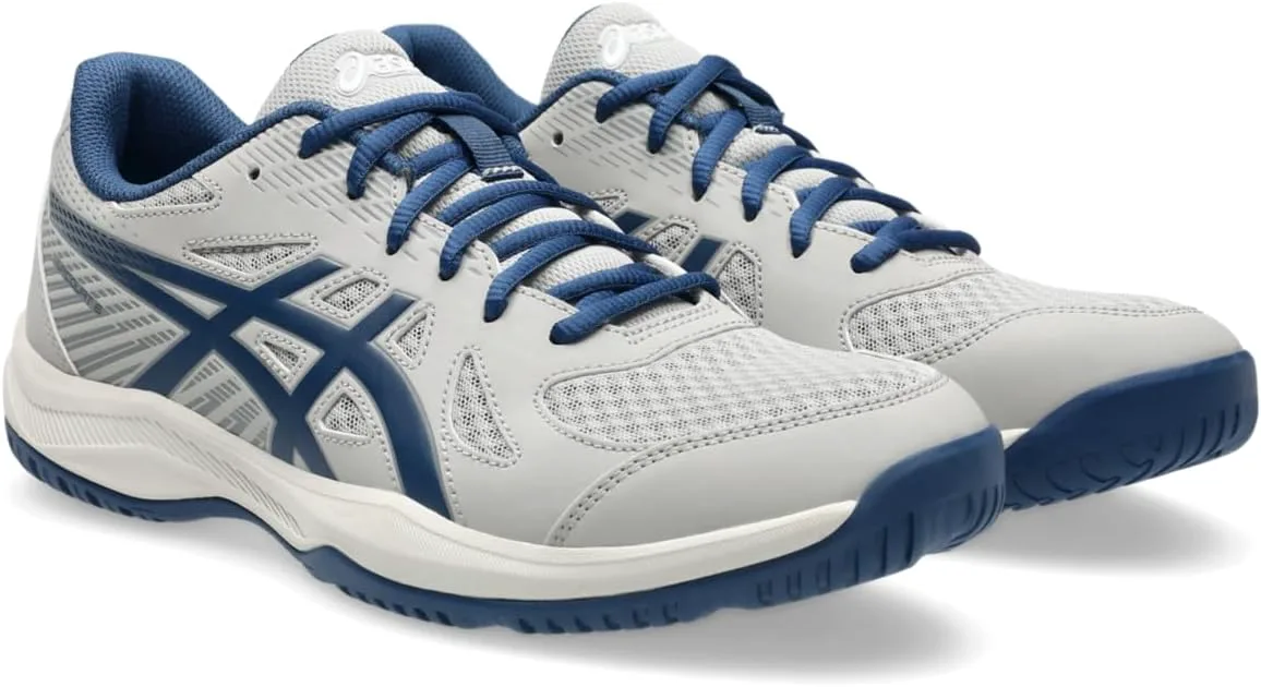 Волейбольные кроссовки Asics Men's Upcourt 6, серый/синий — фото 2