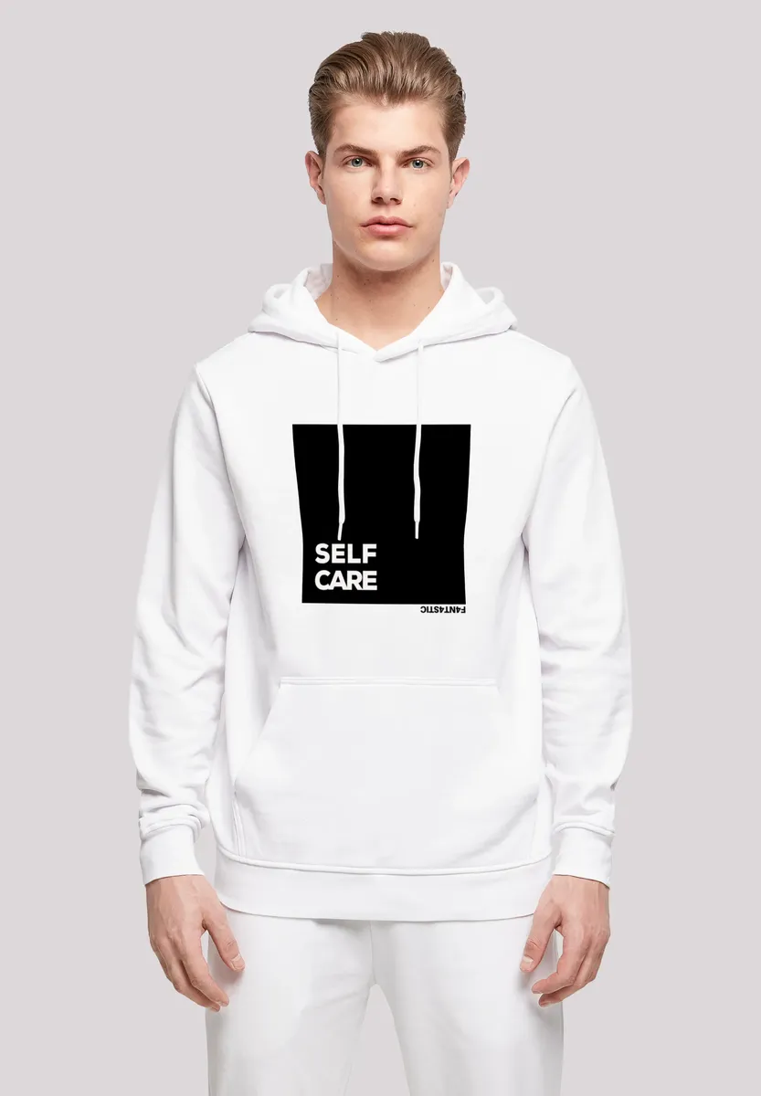 

Толстовка F4NT4STIC "SELF CARE HOODIE", принт, белый